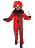 Black and Red Scary Clown Halloween Costume for Men