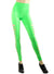 Image of Shredded 80s Neon Green Footless Women's Costume Leggings
