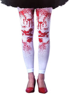 Image of Blood Splattered Women's Footless Halloween Stockings