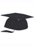 Black Feltex Graduation Mortar Board Costume Hat