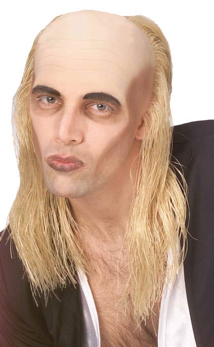 Men's Balding Blonde Riff Raff Costume Wig - Officially Licensed Rocky Horror Picture Show Wig 