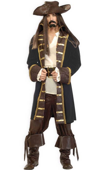 Deluxe High Seas Men's Pirate Captain Costume - Main Image