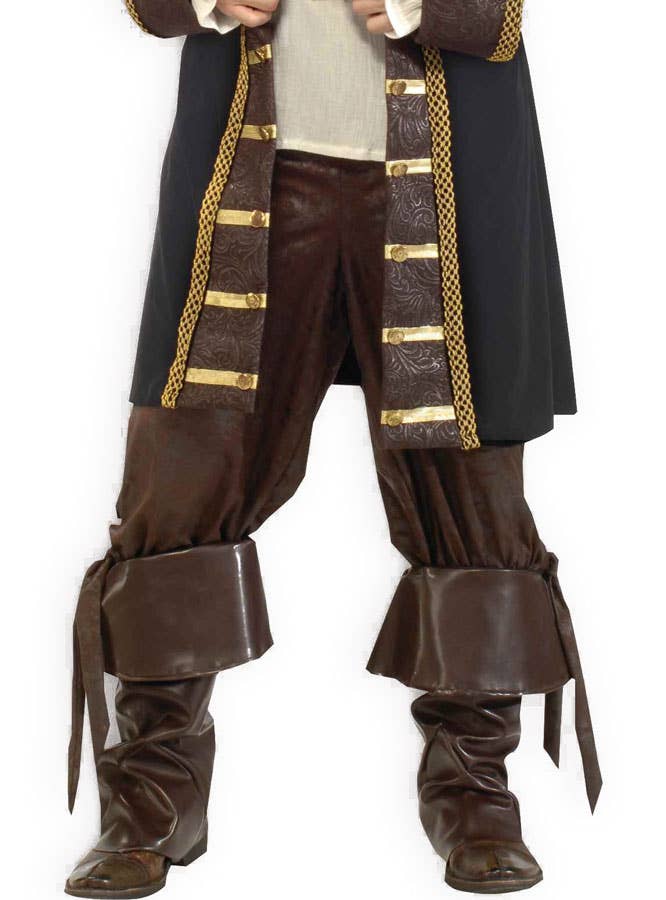 Deluxe High Seas Men's Pirate Captain Costume - Close Up Image