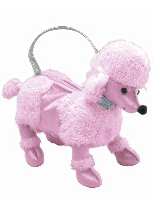 Novelty 50's Plush Pink Poodle Costume Handbag
