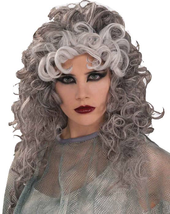 Women's Grey Halloween Costume Wig 