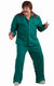 Plus Size Mens 70s Hippie Green Costume - Main Image