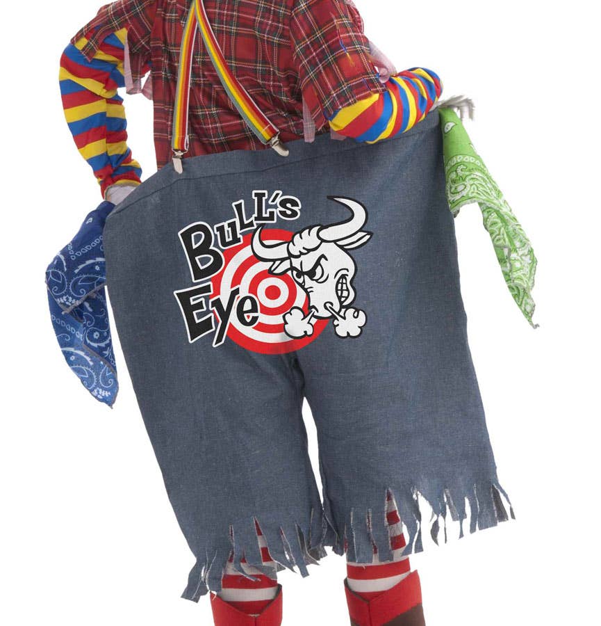 Boy's Rodeo Clown Funny Circus Costume - Close Up Image