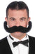 Jumbo Black Self Adhesive Costume Moustache