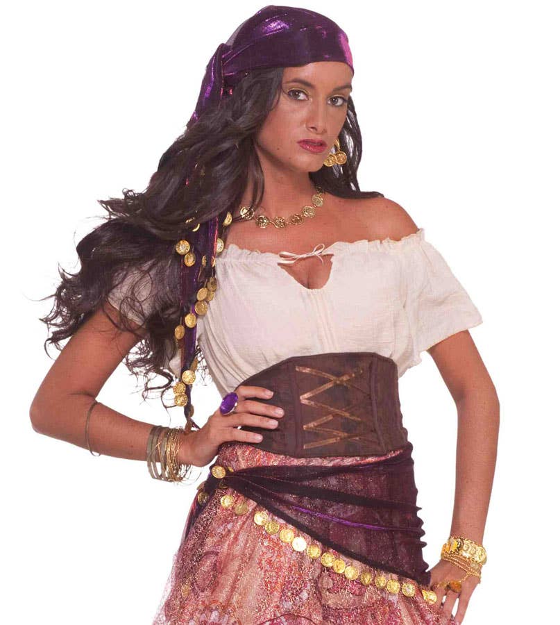 Womens Madame Gypsy Cirucs Costume - Close Image 