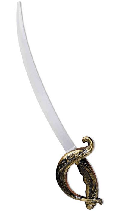 Long Silver Pirate Sword Costume Weapon