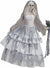 Tattered White and Grey Lace Victorian Ghost Bride Halloween Costume for Women - Main Image 