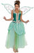 Womens Deluxe Green Fairy Fancy Dress Costume - Main Image