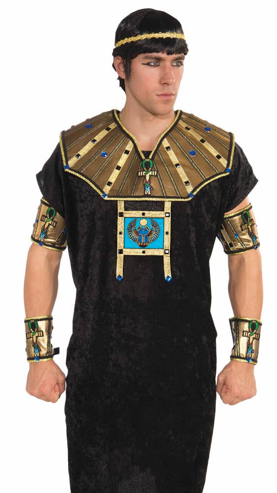 Deluxe Gold Egyptian Pharaoh Usekh Collar Costume Accessory - Alternative View 2