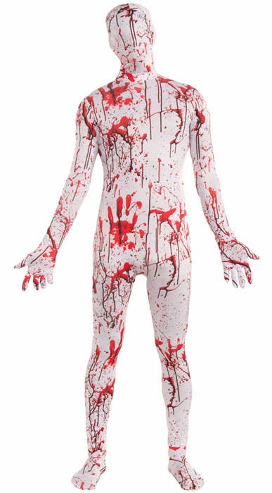 Blood Splattered Adult's Second Skin Halloween Costume - Main Image