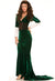 Green Velvet Women's Renaissance Costume - Main Image