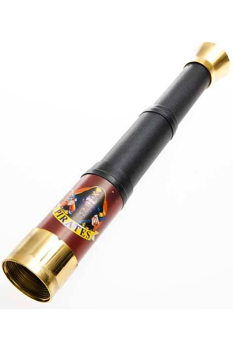 Novelty Black Pirate Telescope Costume Accessory - Main View