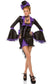 Black and Purple Sexy Vampire Women's Halloween Costume - Main Image