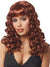 Eve Women's Long Curly Auburn Red Costume Wig Accessory