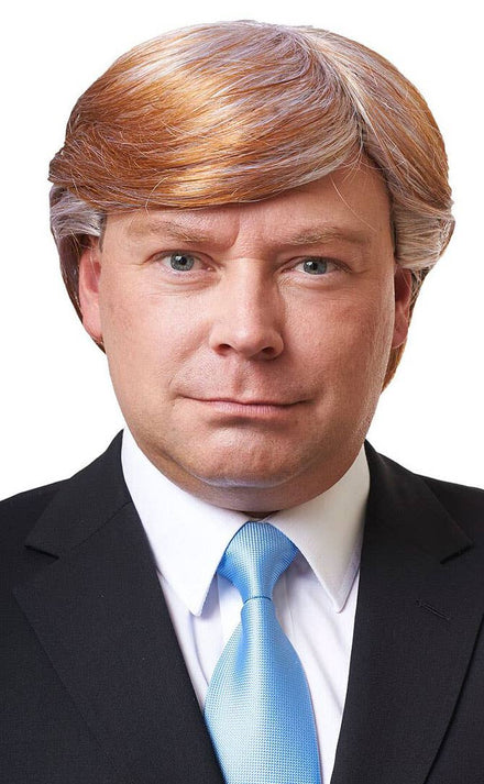 Men's Mr CEO Donald Trump Inspired Honey Blonde Costume Wig