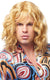 Men's Long Blonde Wavy Model Dude Hansel Zoolander Costume Wig Main Image