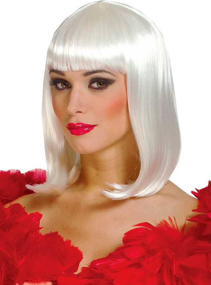 Platinum Blonde Women's Bob Costume Wig