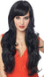 Women's Long Black Wavy Deluxe Costume Wig