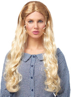 Image of West Girl Women's Long Blonde Costume Wig