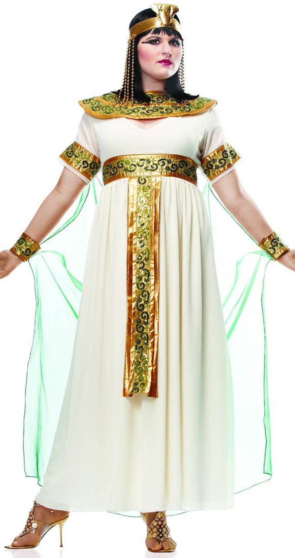 Plus Size Women's Queen Cleopatra Ancient Egyptian Fancy Dress Costume