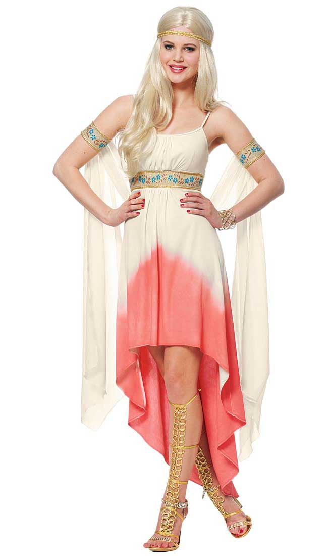 Sexy Women's Roman Goddess Fancy Dress Costume Main Image