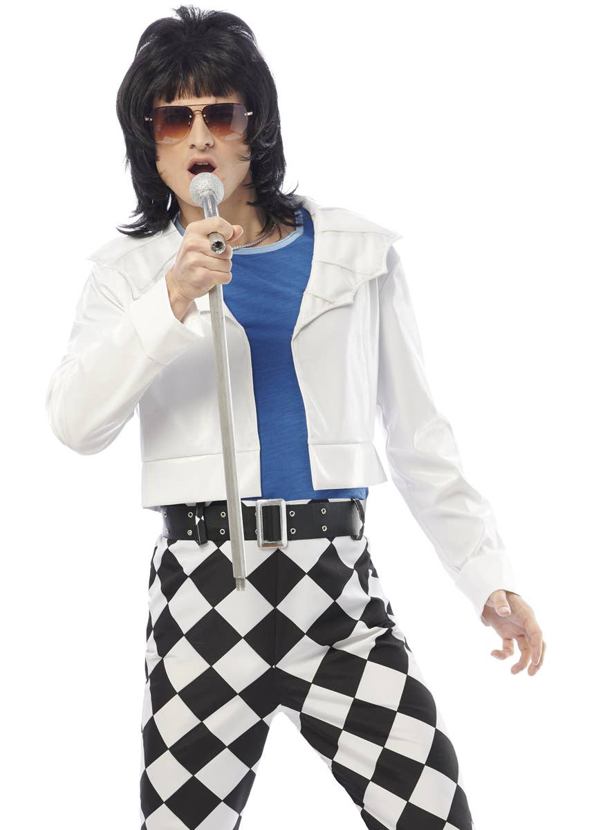 Freddy Mercury Inspired We Will Rock You Men's Costume - Close Image