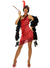 Womens Sexy Red Great Gatsby Costume - Main Image