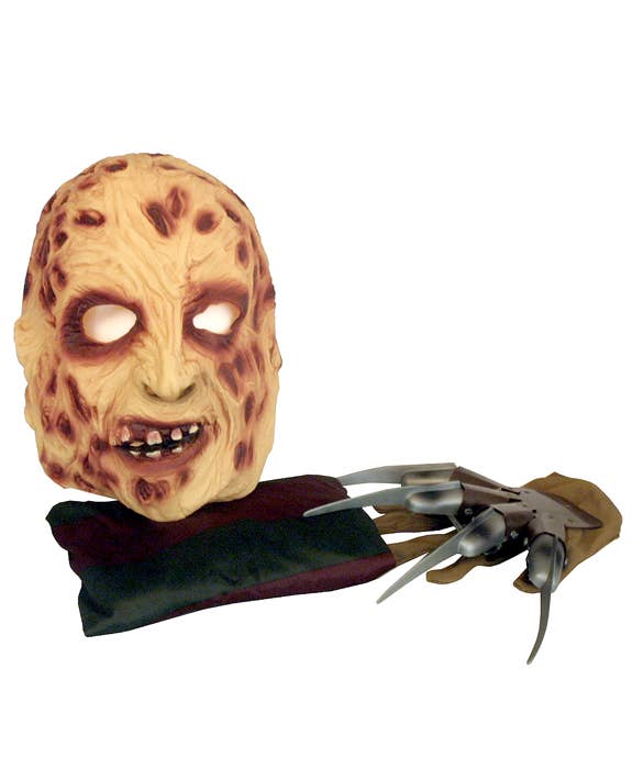 A Nightmare on Elm St Adult's Freddy Krueger Halloween Costume Kit Main Image