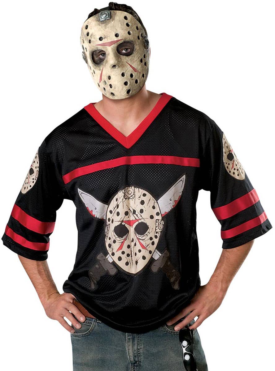 Image of Jason Voorhees Jersey Men's Halloween Costume