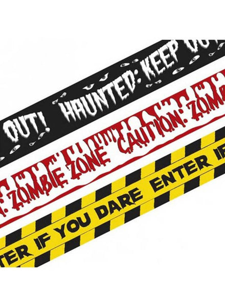 Image of Fright Night 3 Pack of 9 Metre Halloween Caution Tapes