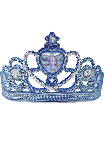 Image of Frozen Queen Elsa Girls Blue Costume Tiara