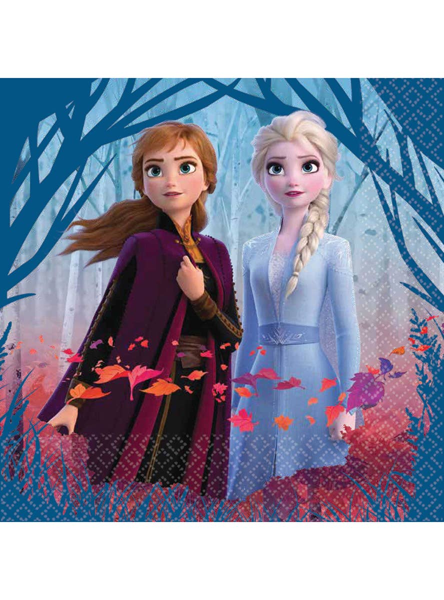 Image Of Frozen 2 Pack of 16 Square Lunch Napkins