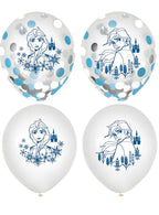 Image Of Frozen 2 Pack of 6 Party Balloons with Confetti