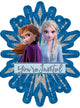 Image Of Frozen 2 Pack of 8 Glitter Jumbo Party Invitations