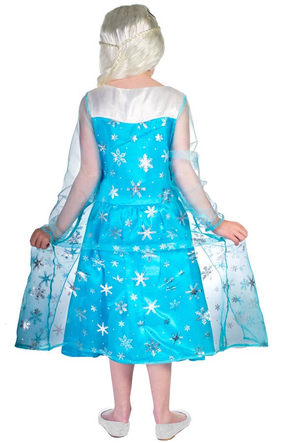 Disney Princess Girl's Elsa Costume Back View