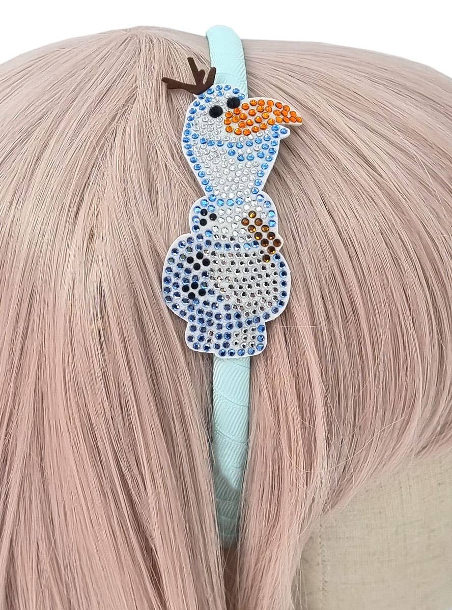 Image of Frozen Licensed Rhinestone Olaf Girls Costume Headband - Alternate Image