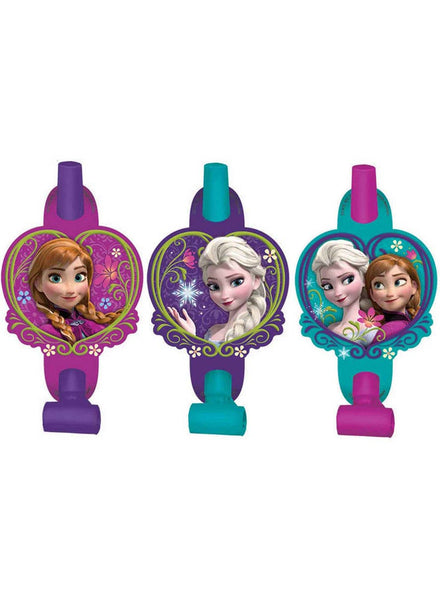 Image of Frozen 8 Pack of Blowouts Party Favours