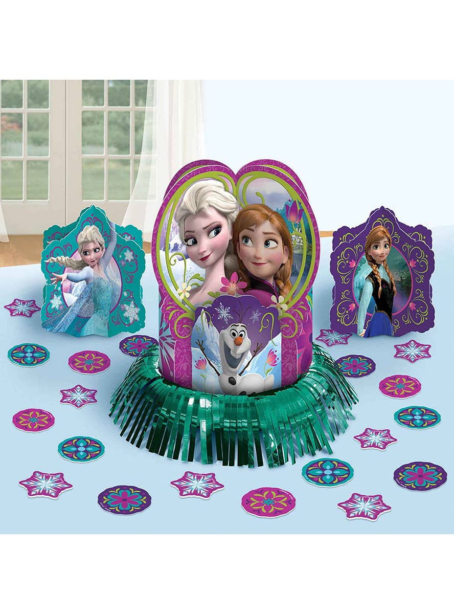 Image Of Frozen Table Centrepiece Decoration Kit