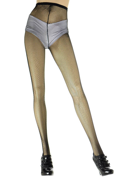 Image of Full Length Women's Black Fishnet Costume Stockings