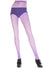 Image of Full Length Purple Women's Fishnet Pantyhose