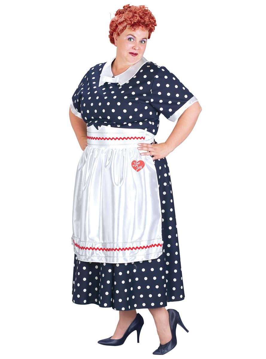 Plus Size Womens Classic I Love Lucy TV Character Costume