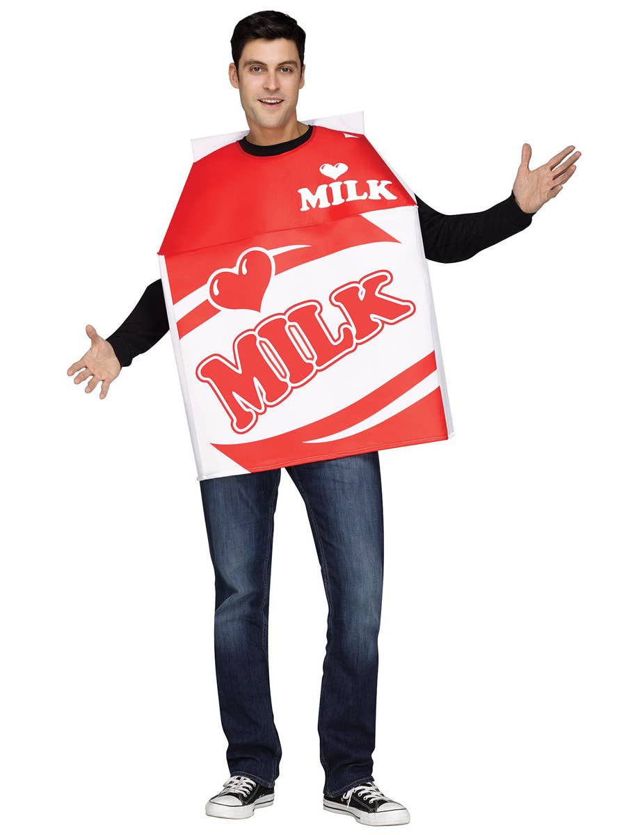 Adults Funny Milk and Cookies Couples Costume - Alternate Image 2