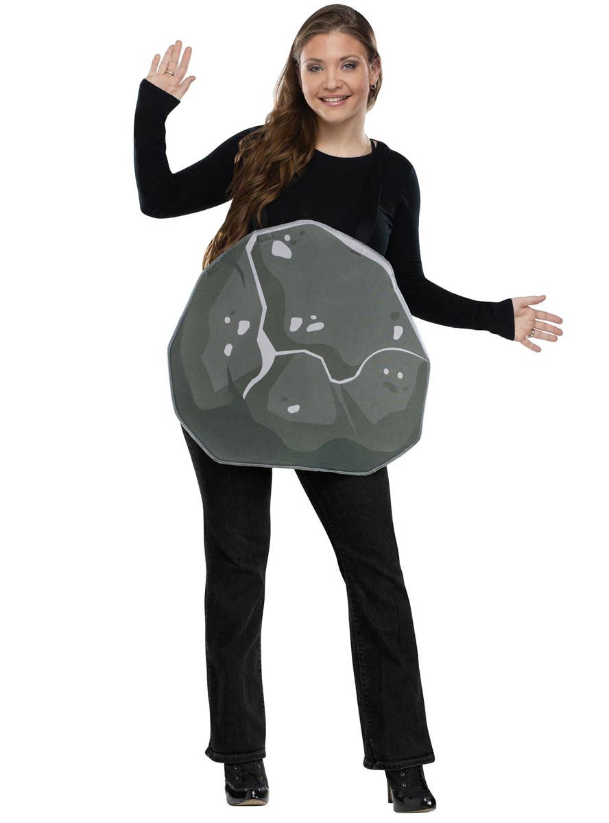 Adults Funny Group Rock, Paper, Scissors Costume - Front Rock Image