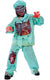 Boy's Green Zombie Doctor Halloween Fancy Dress Front View