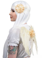 Cream White Wings and Headband Angel Set Main Image