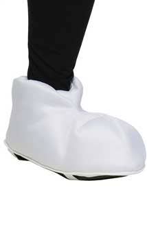 Deluxe Plush White Novelty Cartoon Character Costume Shoes - Alternative Image